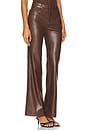 view 2 of 6 Zenobia Faux Leather Pant in Java