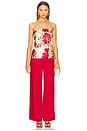 view 5 of 6 Iracemi High Rise Pant in Campari