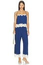 view 6 of 7 Gilda Chiffon Pant in Sailor