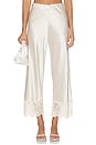view 1 of 6 Bristol Lace Pant in Oat