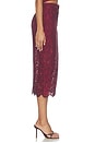 view 4 of 6 Osmond Lace Skirt in Compote