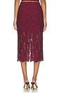 view 5 of 6 Osmond Lace Skirt in Compote