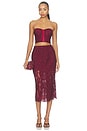view 6 of 6 Osmond Lace Skirt in Compote