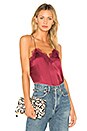 view 1 of 4 The Racer Cami in Burgundy