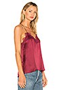 view 2 of 4 The Racer Cami in Burgundy