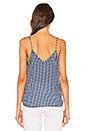 view 4 of 5 CAMISOLA DARIA in Navy Gingham