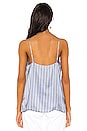 view 3 of 4 The Olivia Cami in Cornflower Stripe