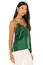 view 2 of 4 The Racer Charmeuse Cami in Holly