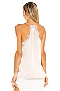 view 3 of 4 Racer Charmeuse Cami in Oat