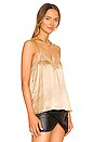 view 2 of 4 Racer Charmeuse Cami in Cashew