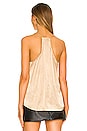 view 3 of 4 Racer Charmeuse Cami in Cashew