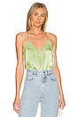 view 1 of 4 Racer Charmeuse Cami in Neo Mint