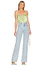 view 4 of 4 Racer Charmeuse Cami in Neo Mint