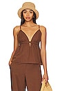 view 1 of 5 Rose Tortoise Shell Cami in Coconut