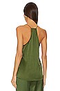 view 3 of 4 Racer Charmeuse Cami in Rosemary