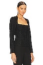 view 2 of 5 Samira Blazer Top in Black