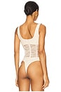 view 4 of 5 Kimber Corset Bodysuit in Bone