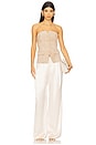 view 4 of 4 Zamora Suede Corset in Incense