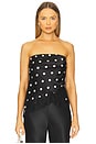 view 1 of 4 Odessa Strapless Camisole in Polka Dot