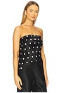 view 2 of 4 Odessa Strapless Camisole in Polka Dot