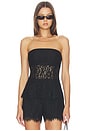 view 1 of 4 Bijou Strapless Lace Top in Black