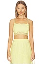view 1 of 5 Sofie Lace Cropped Camisole in Buttercup