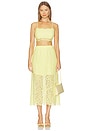 view 4 of 5 Sofie Lace Cropped Camisole in Buttercup