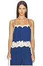 view 1 of 5 Maiya Chiffon Camisole in Sailor