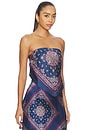 view 2 of 4 Juli Strapless Camisole in Mariner's Bandana