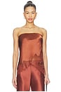 view 1 of 6 Odessa Strapless Camisole in Affogato