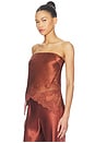 view 4 of 6 Odessa Strapless Camisole in Affogato