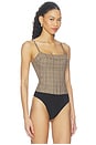 view 4 of 6 BODY SHIRLEY  in Beige Plaid