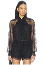 view 1 of 5 Tully Lace Blouse in Black