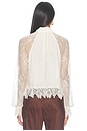 view 4 of 5 Tully Lace Blouse in Oat