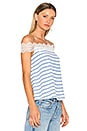 view 2 of 4 The Dayna Top in Quiet Harbor Stripe