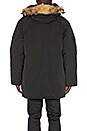 view 4 of 5 PARKA BORDÉE DE FOURRURE DE COYOTE EXPEDITION in Black