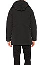 view 5 of 7 Chateau Coyote Fur Trim Parka in Black