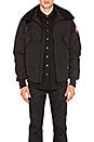 view 2 of 8 BLOUSON BOMBER AVEC COL EN MOUTON TEINT BROMLEY in Black