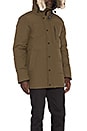view 3 of 7 Carson Coyote Fur Trim Parka in Military Green