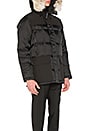 view 3 of 7 Callaghan Coyote Fur Trim Parka in Black & Black
