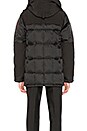 view 5 of 7 Callaghan Coyote Fur Trim Parka in Black & Black