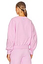 view 3 of 5 Muskoka Cropped Crewneck in Baby Pink