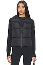 view 1 of 4 Hybridge Wide Quilt Knit Hoodie in Black