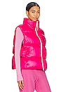 view 3 of 7 GILET ATWOOD in Fuchsia