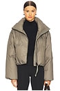 view 1 of 7 Spessa Cropped Jacket in Smokey Sage & Sauge Fumee