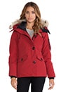 view 1 of 5 Montebello Parka With Coyote Fur Trim in Redwood