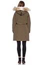 view 5 of 6 Kensington Parka with Coyote Fur Trim in Military Green