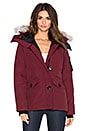 view 1 of 5 Montebello Coyote Fur Parka in Bordeaux