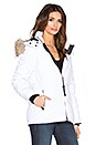 view 4 of 5 Chelsea Coyote Fur Parka in White