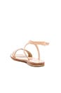 view 3 of 5 Ankle Wrap Sandal in Rose Gold & Light Tan